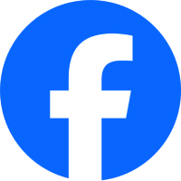 blue facebook f logo